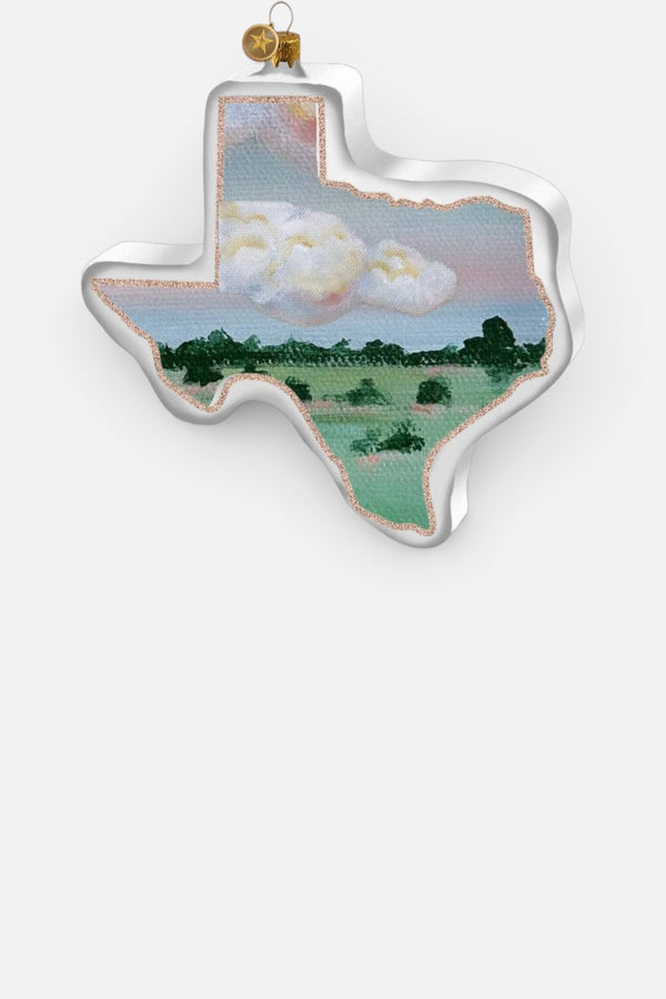 Texan Christmas State of Texas Ornament – 2026 Lauren Clyburn Hayfield Edition