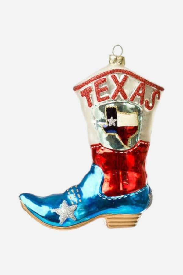 Texas Boot Ornament