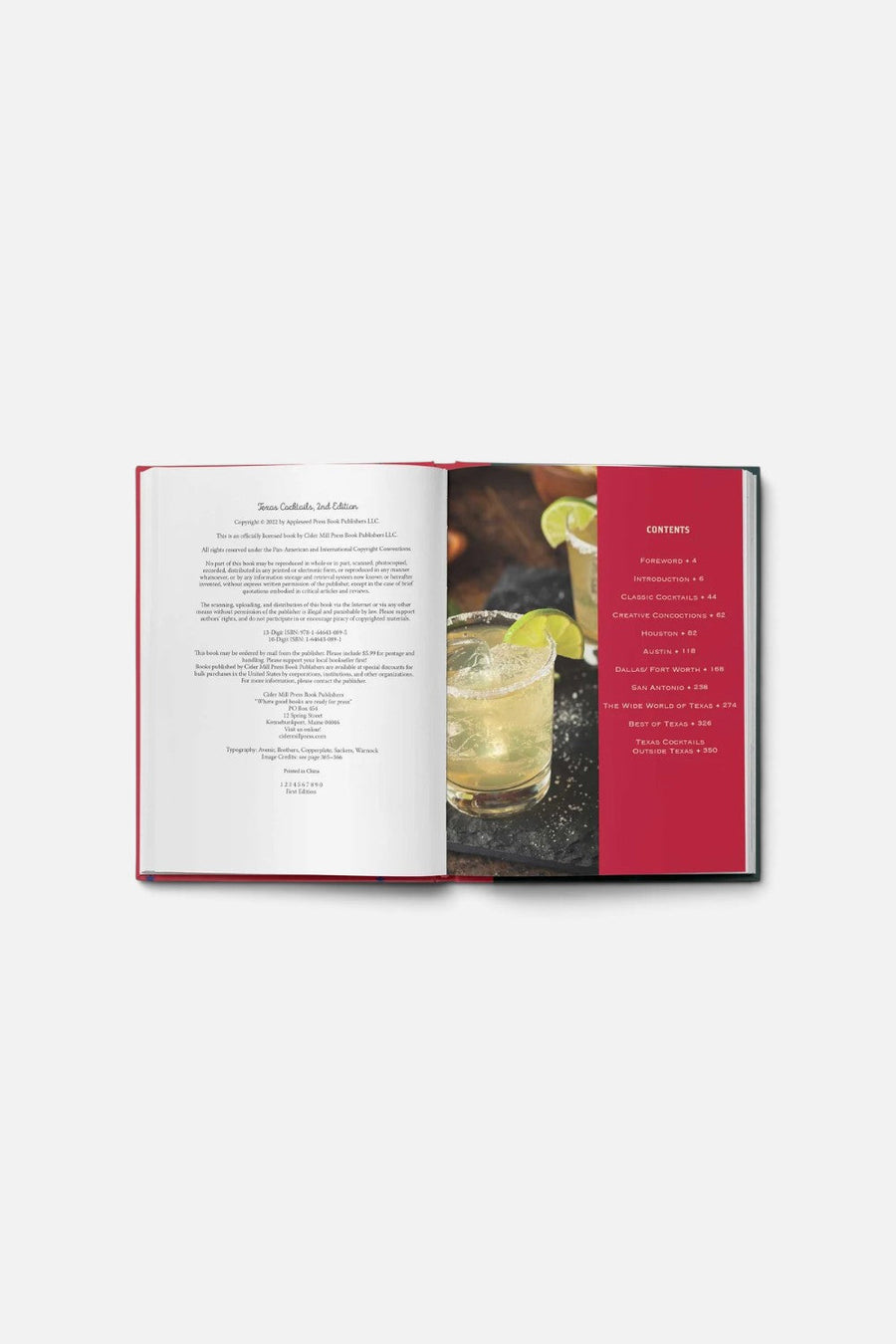 Texas Cocktails: Over 100 Recipes Inspired by the Lone Star State – back view