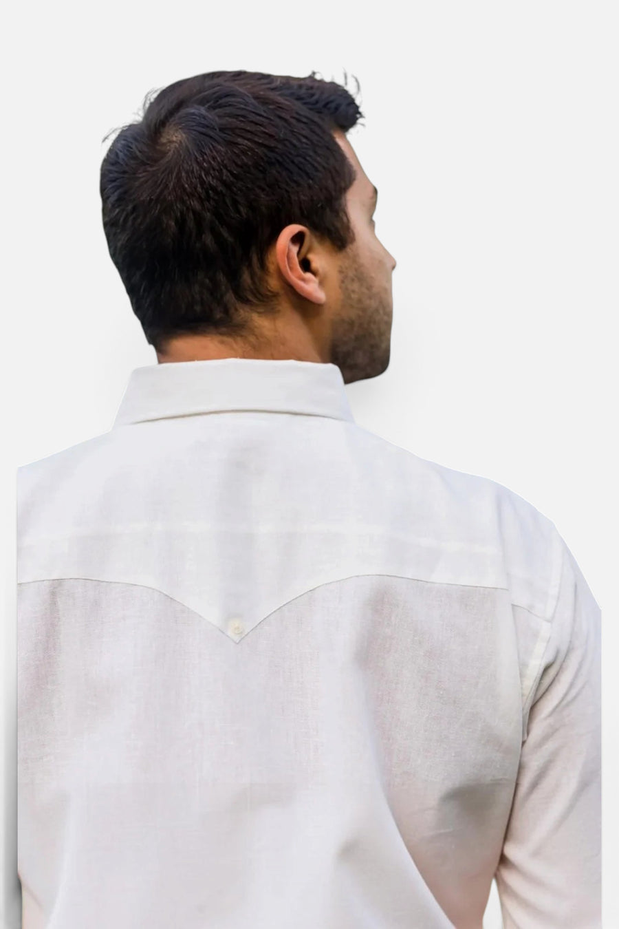 Texas Standard Tejas Guayabera Short Sleeve Shirt in Flores – flat lay