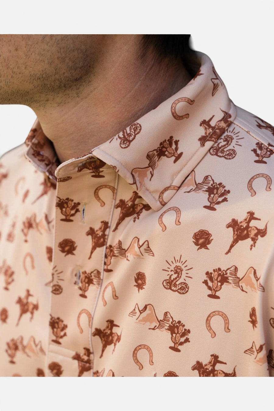 Texas Standard Traditions Polo in Badlands – side view