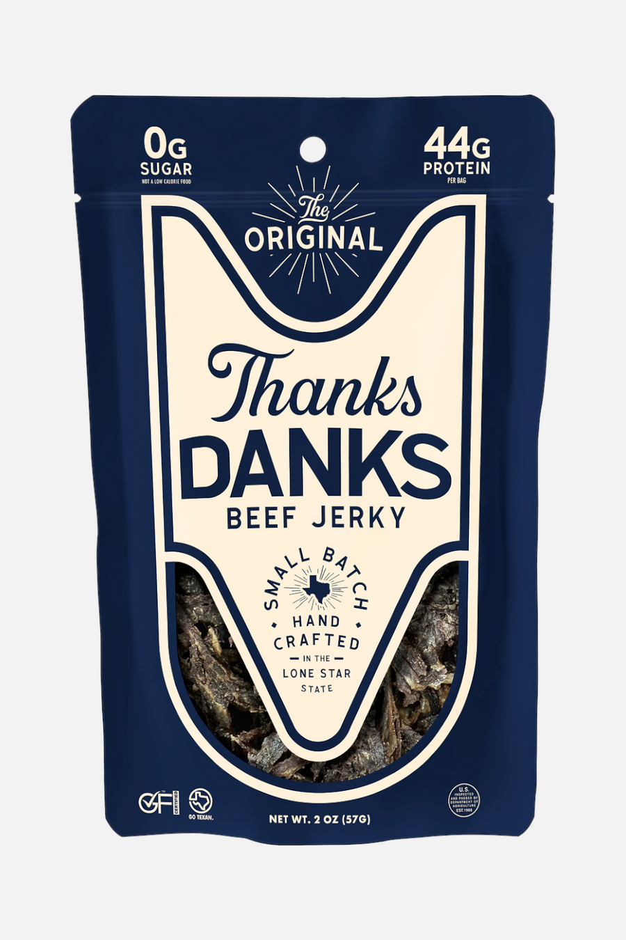 Thanks Danks The Original Jerky – front view
