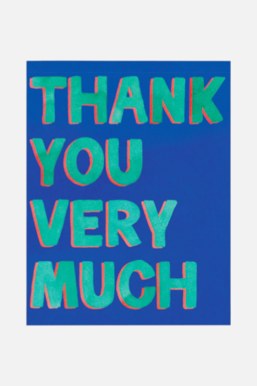 Thank You Very Much Card