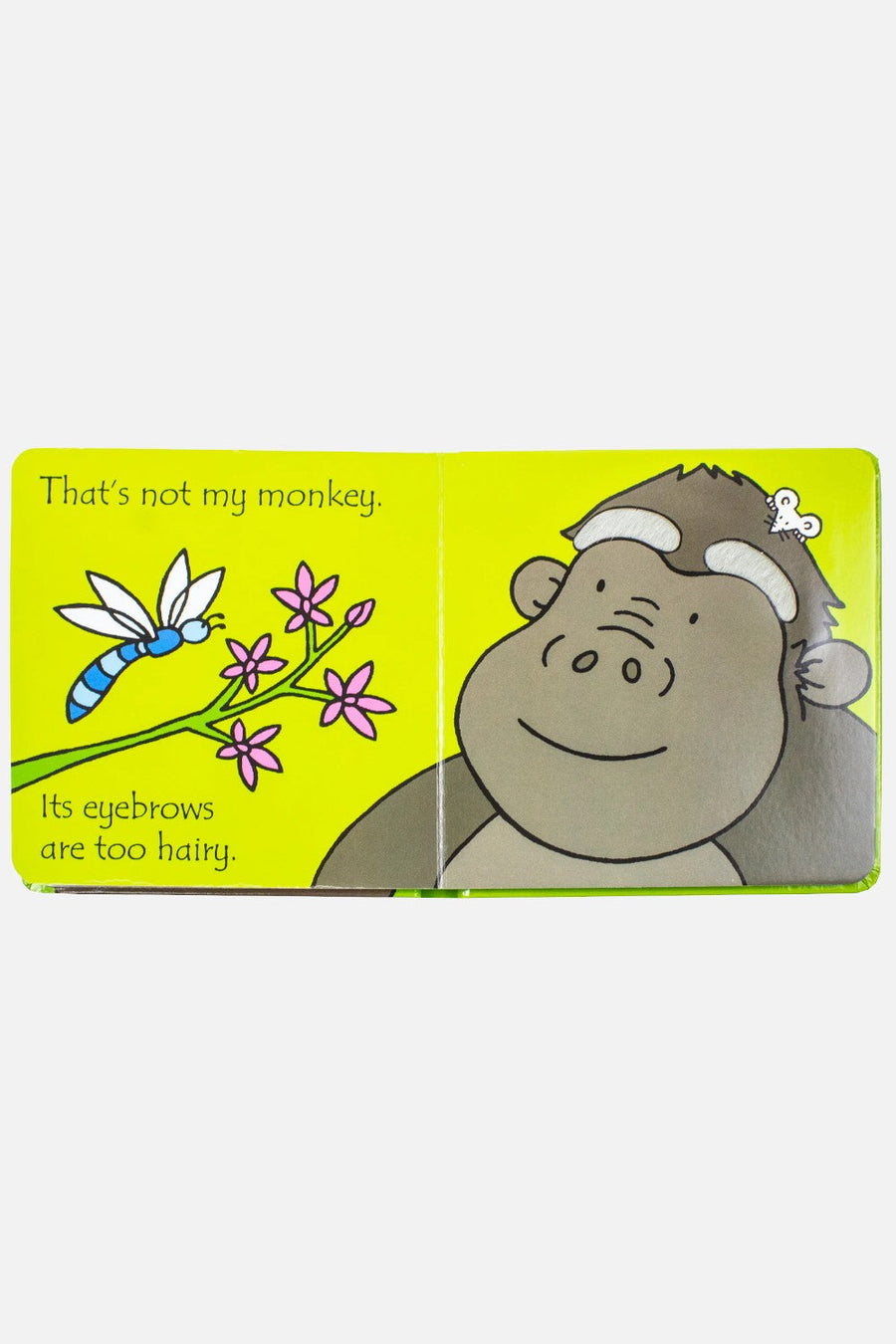 That's Not My Monkey Children's Board Book – flat lay