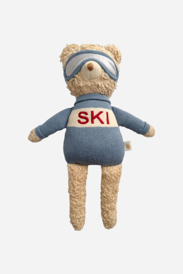 The Blueberry Hill Benjamin Bear Ski Plush Toy