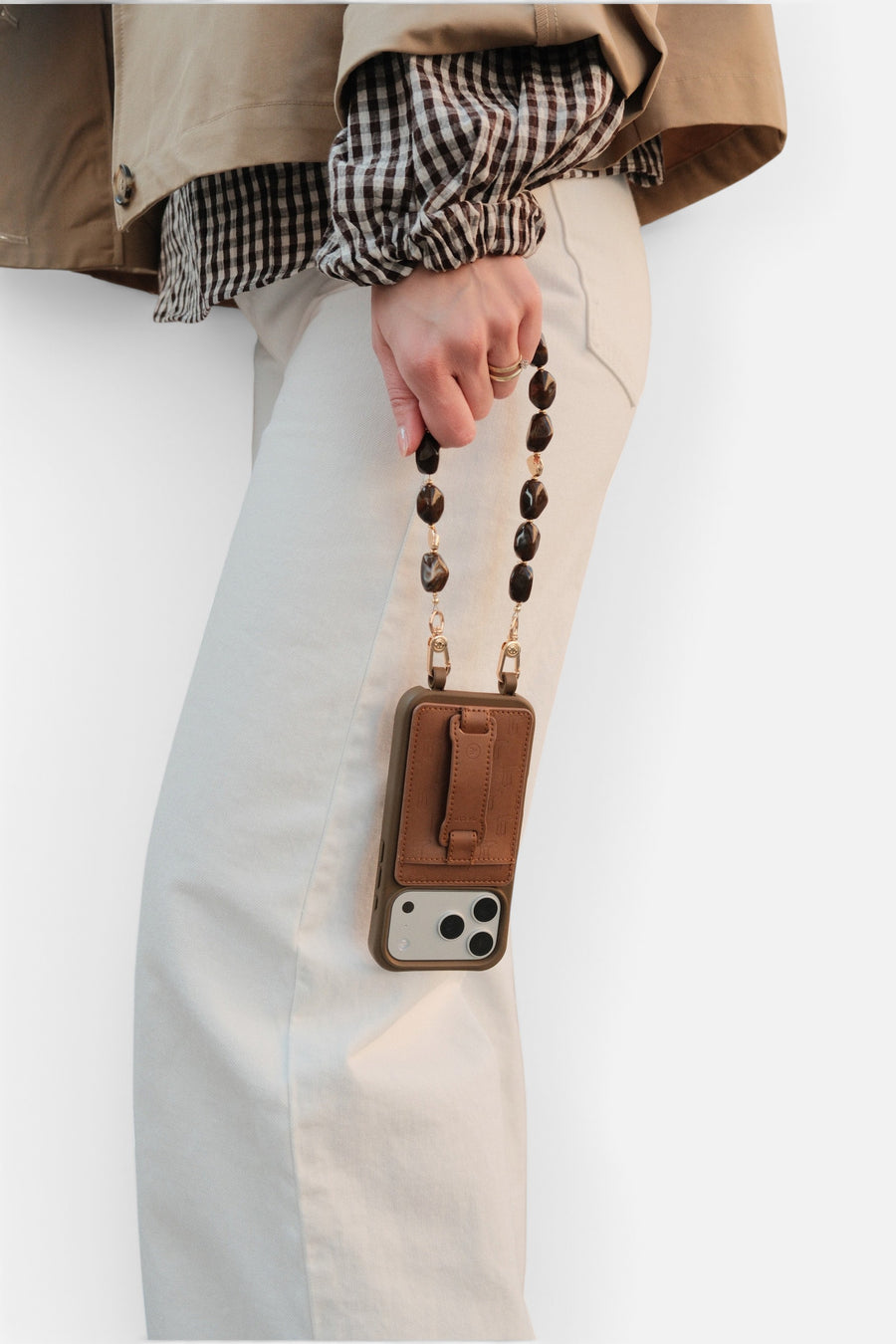 The Caep Lune Strap Wristlet – back view