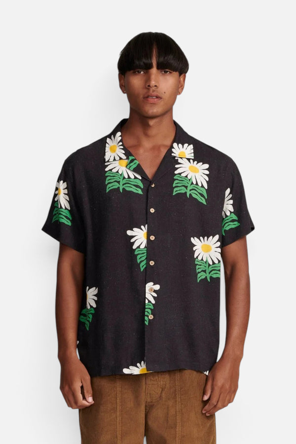 The Critical Slide Society Calen Resort Shirt in Black
