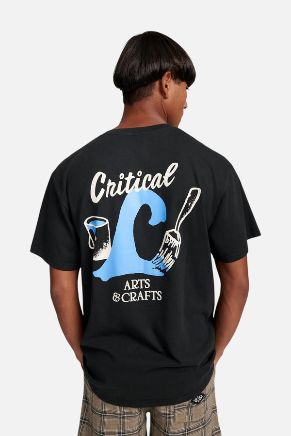 The Critical Slide Society Crafty Tee in Vintage Black