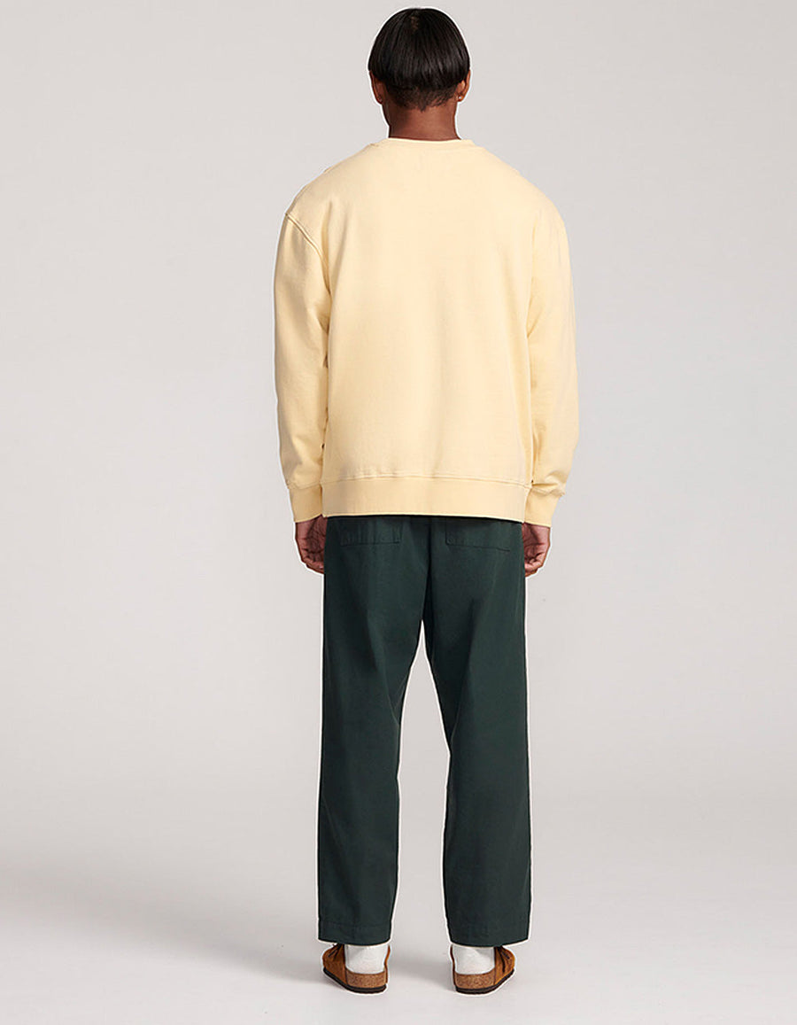 The Critical Slide Society Mayte Crewneck in Sunshine – back view
