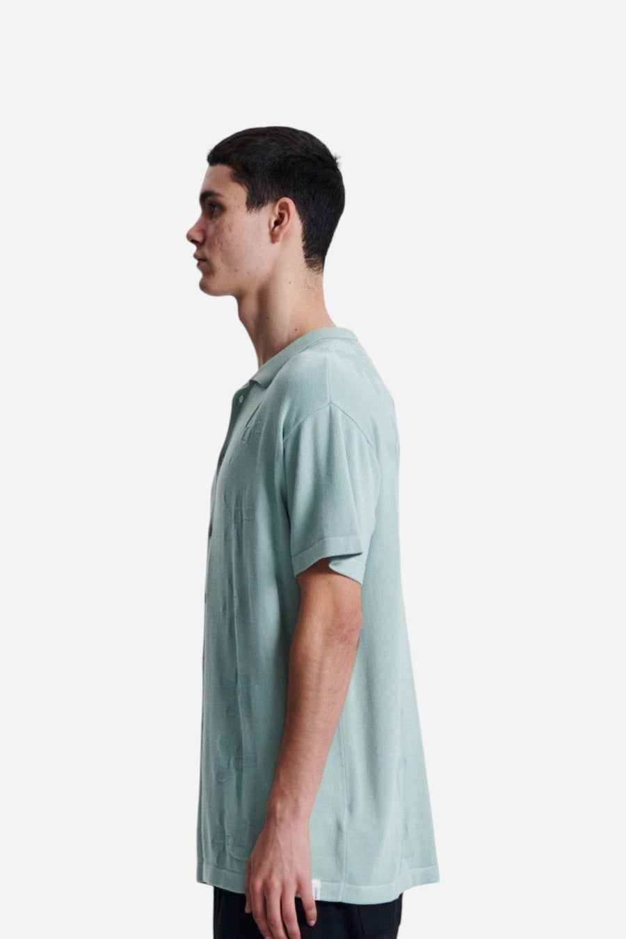 The Critical Slide Society Seeker Polo in Moss – back view