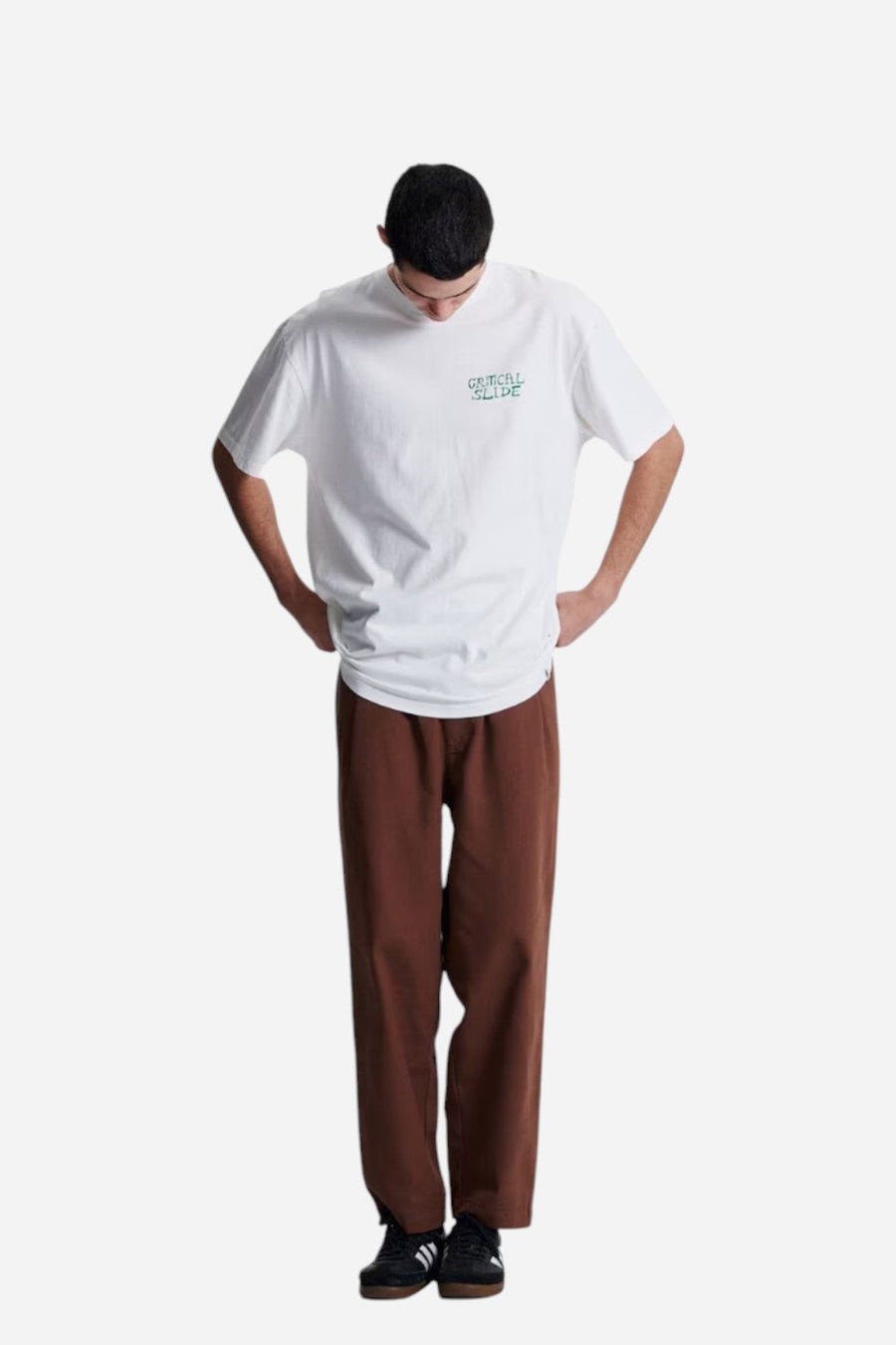 The Critical Slide Society Seeker T-Shirt in Vintage White – side view