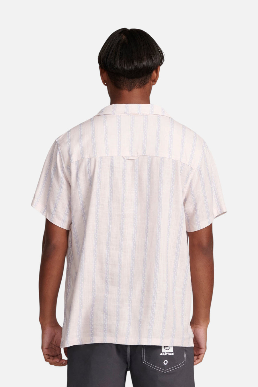 The Critical Slide Society Sideline Shirt in Salmon Stripe – alternate