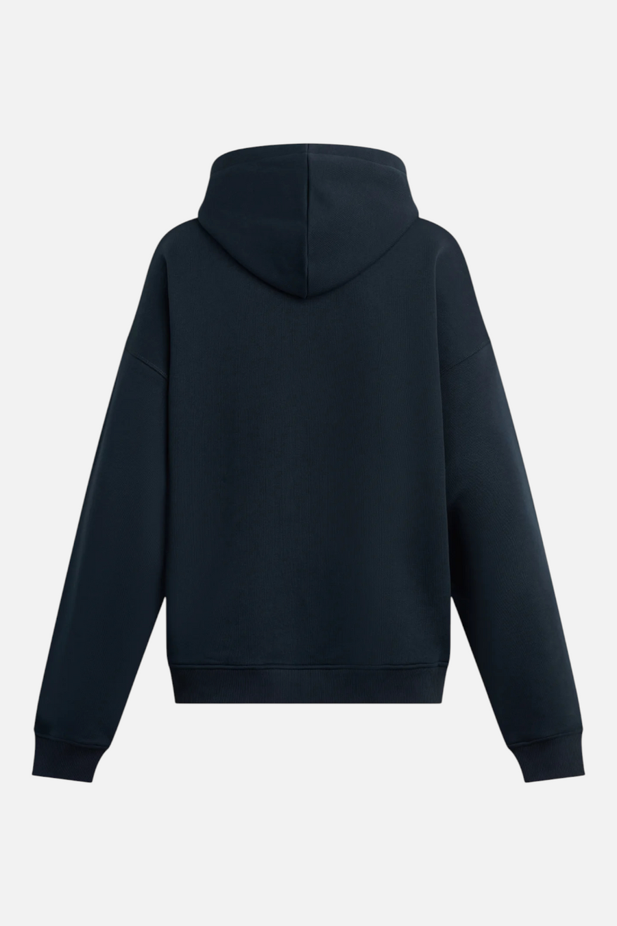 The Favorite Daughter Heart Hoodie in Navy and White – back view