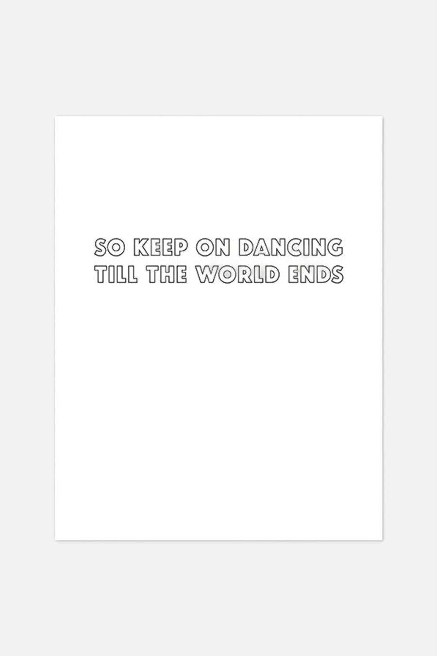 The Found Birthdays Are Toxic Card – back view