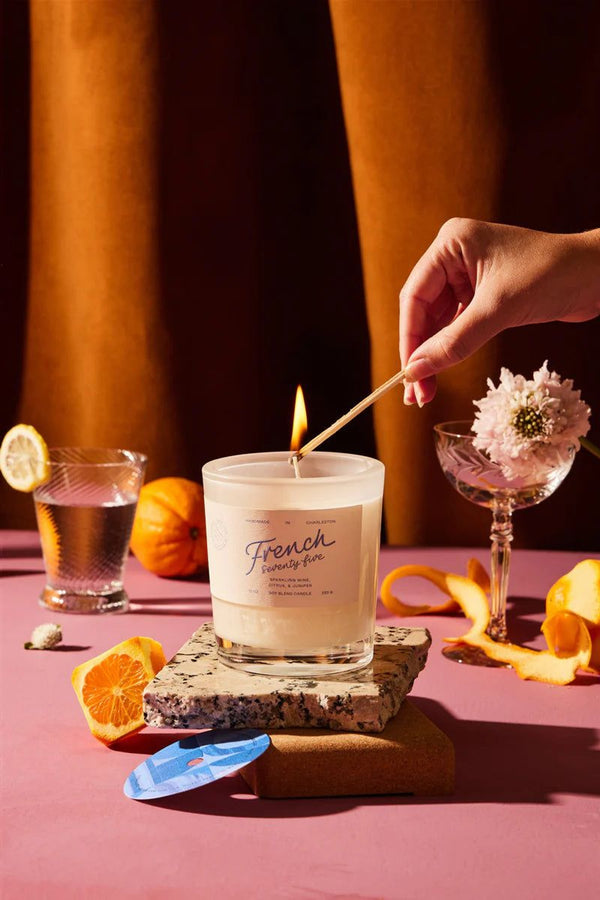 The French 75 Cocktail Candle