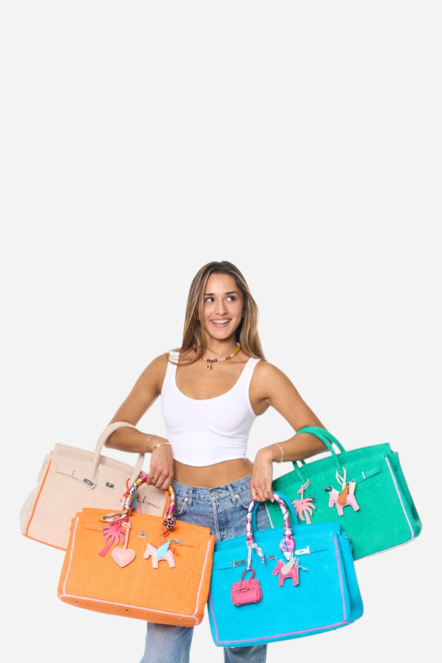 The Hamptons Terry Cloth Tote Bag – alternate