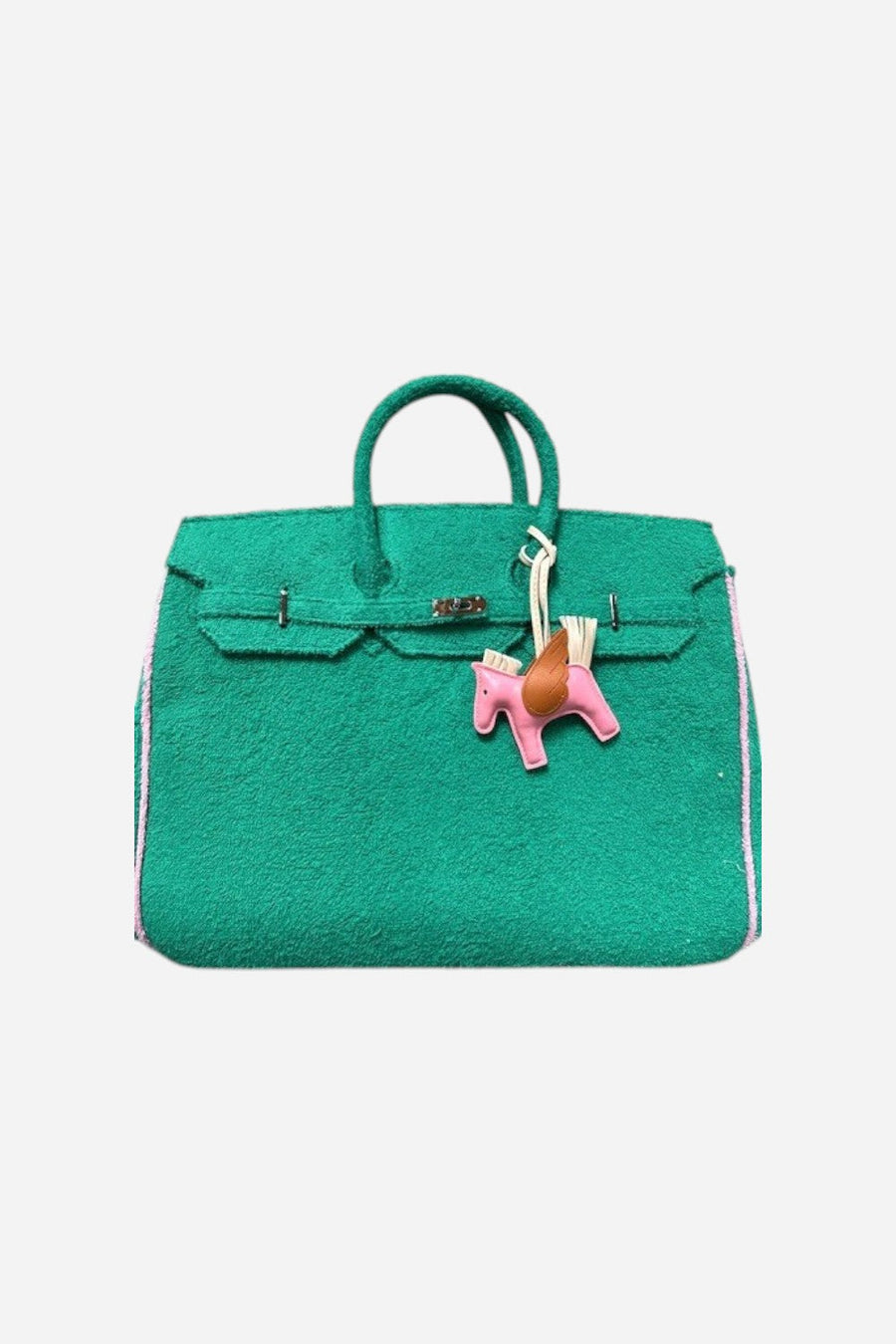The Hamptons Terry Cloth Tote Bag – flat lay