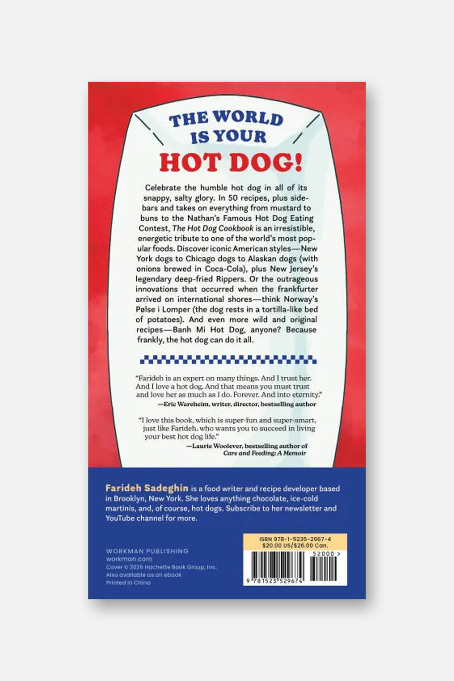The Hot Dog Cookbook By Farideh Sadeghin – alternate