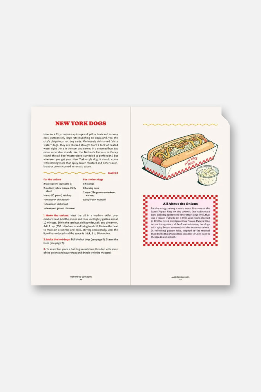 The Hot Dog Cookbook By Farideh Sadeghin – side view