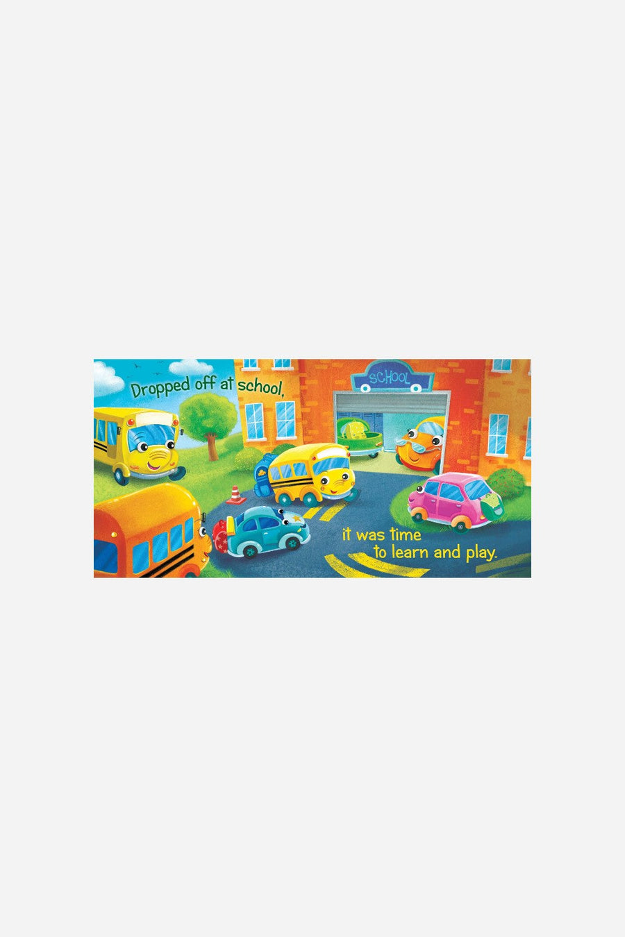 The Itsy Bitsy School Bus by Jeffrey Burton – back view