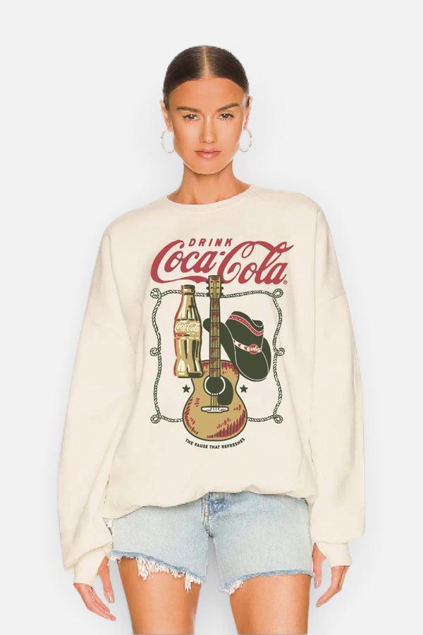 The Laundry Room Coca-Cola Country Jump Jumper in Bone