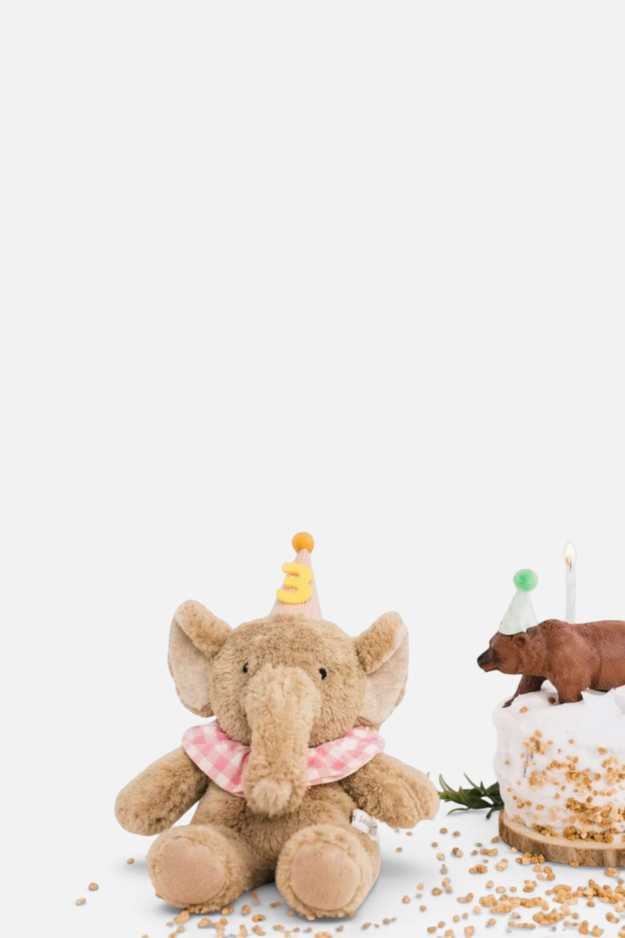 The Little Dog Laughed Priscilla The Party Elephant Plush Toy – side view