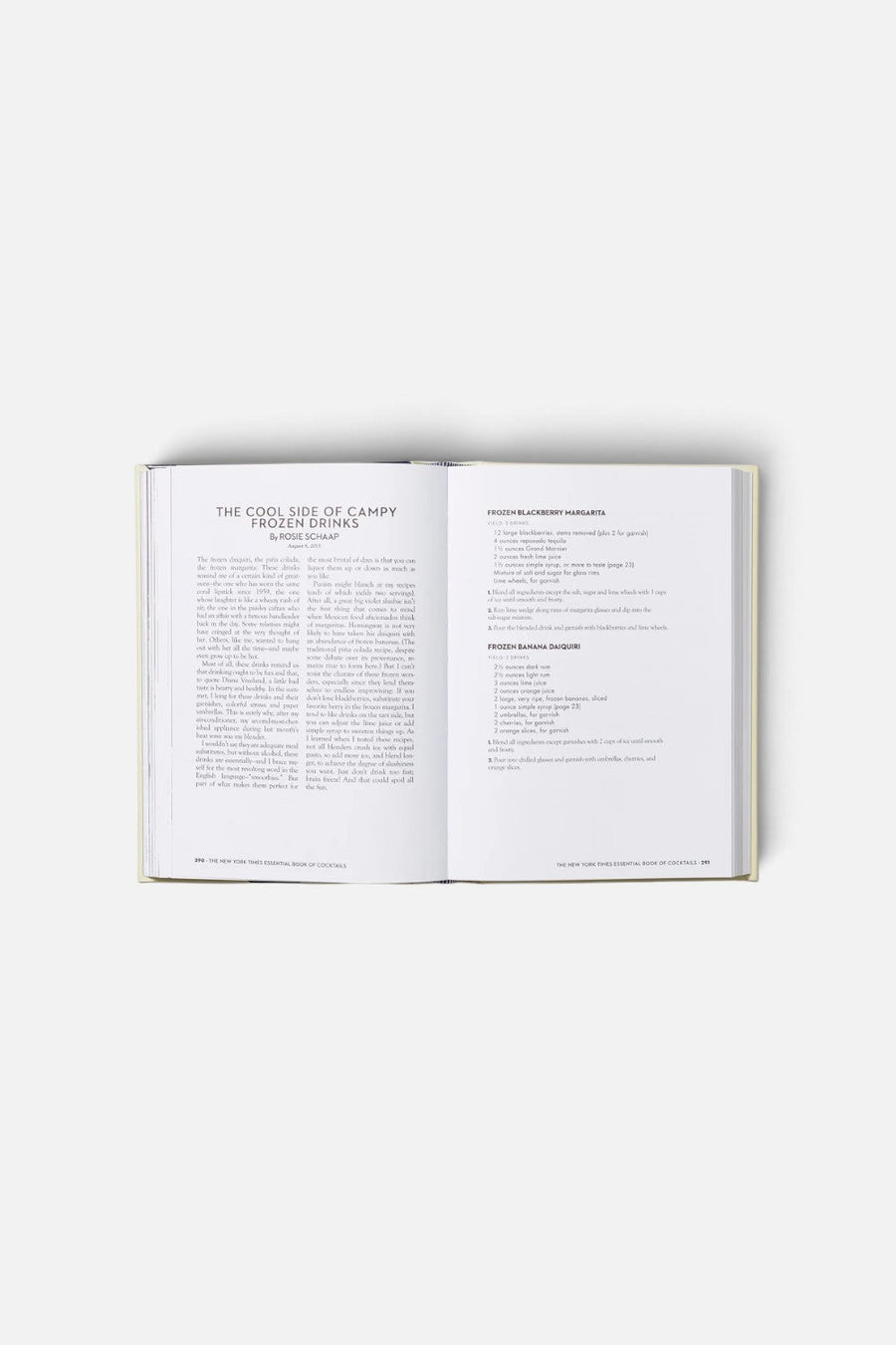 The New York Times Essential Book of Cocktails – alternate