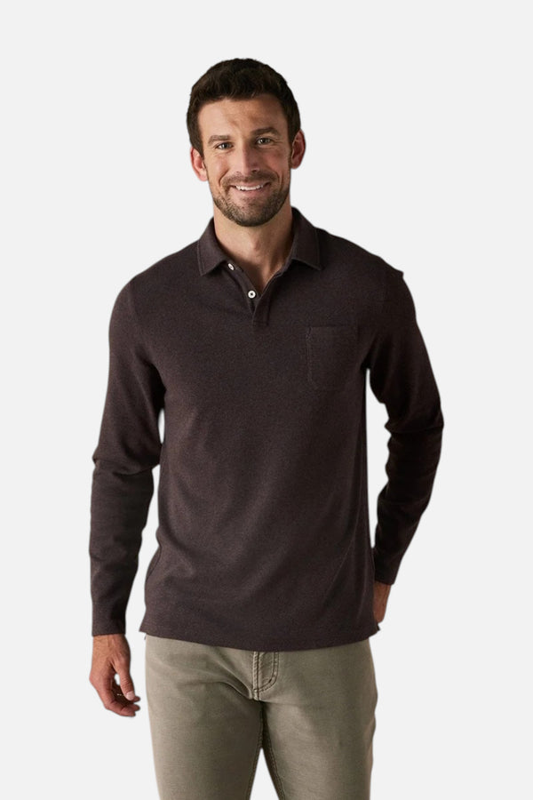 The Normal Brand Puremeso Weekend Polo in Java