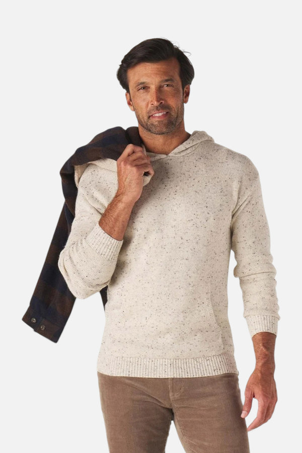 The Normal Brand Seawool Nep Hoodie in Cream
