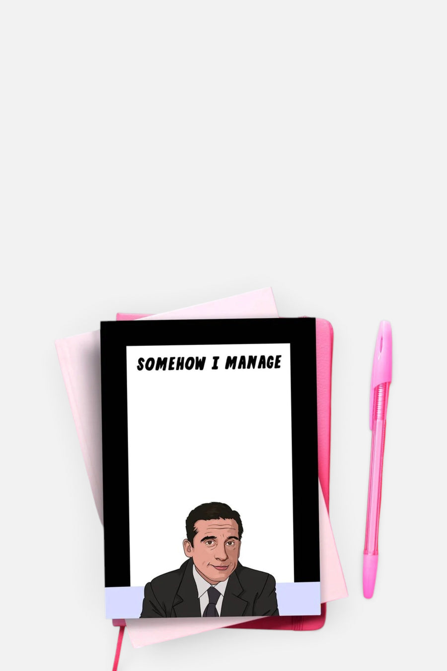 The Office Michael Scott Funny Notepad – front view
