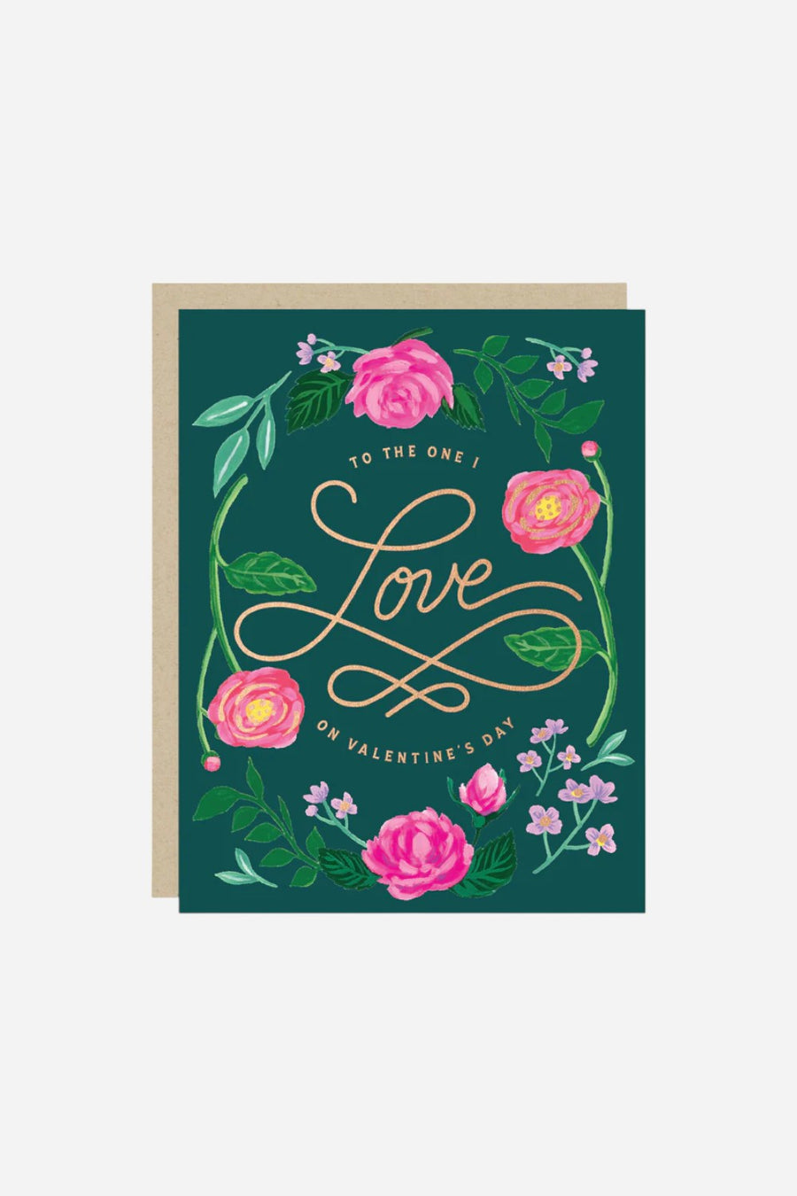 The One I Love Valentine's Card – front view