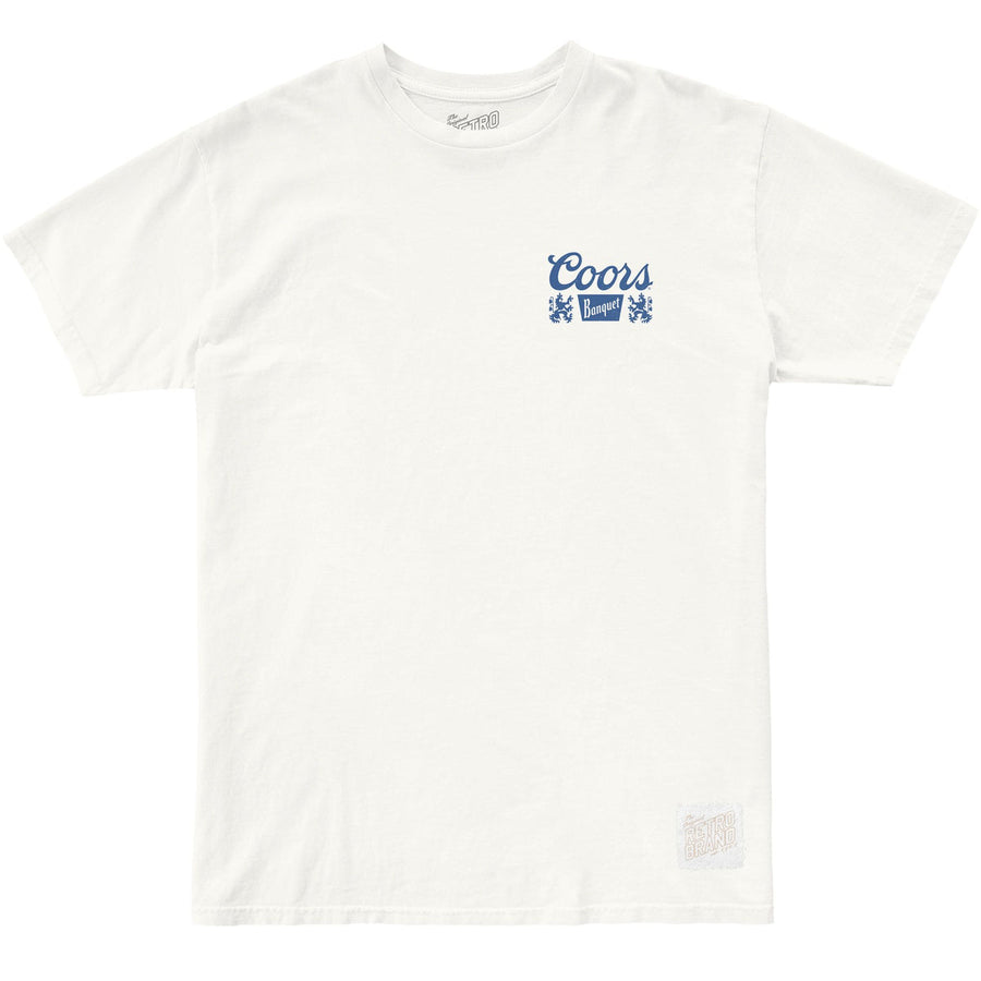 The Original Retro Brand Coors Banquet Golden Colorado in White – back view