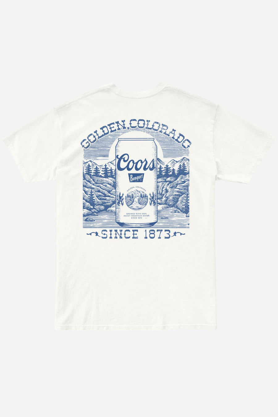 The Original Retro Brand Coors Banquet Golden Colorado in White – front view