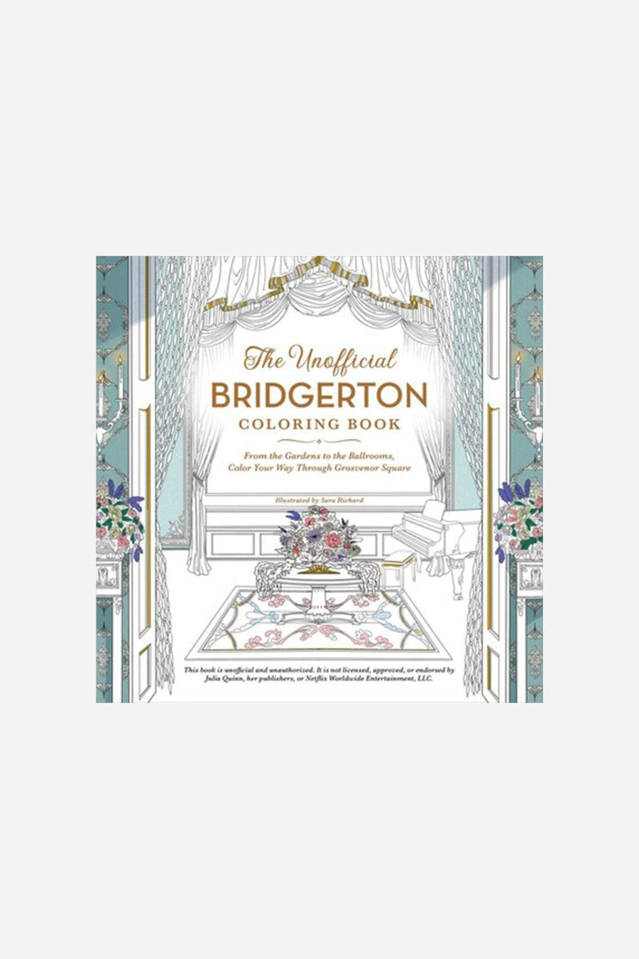 The Unofficial Bridgerton Coloring Book – front view