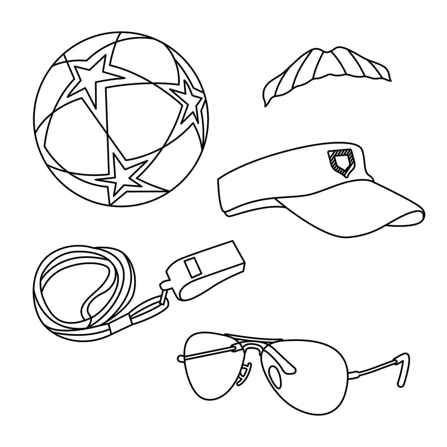 The Unofficial Ted Lasso Coloring Book – back view