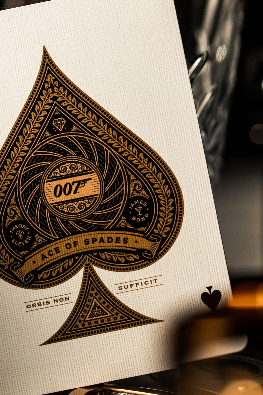 theory11 James Bond 007 Playing Cards – flat lay