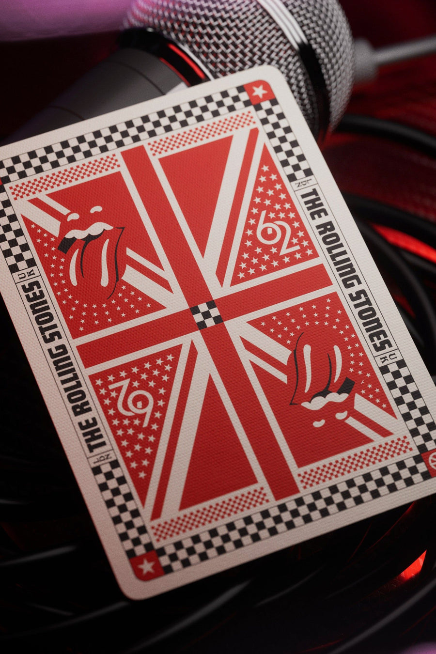 theory11 Rolling Stones Playing Cards – back view