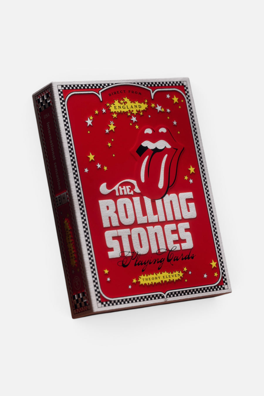theory11 Rolling Stones Playing Cards – flat lay