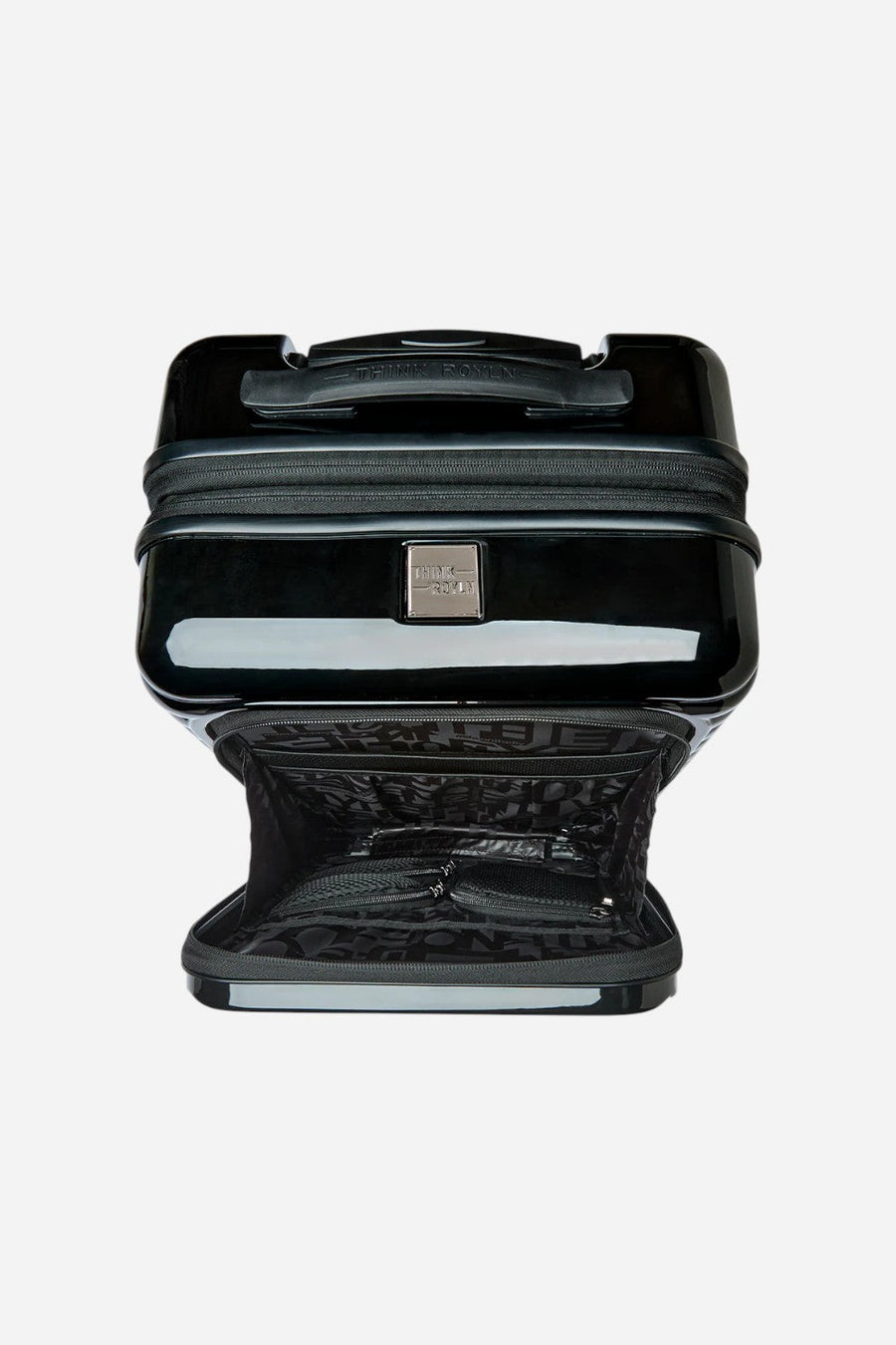 Think Royln Accomplice Suitcase in Black – flat lay