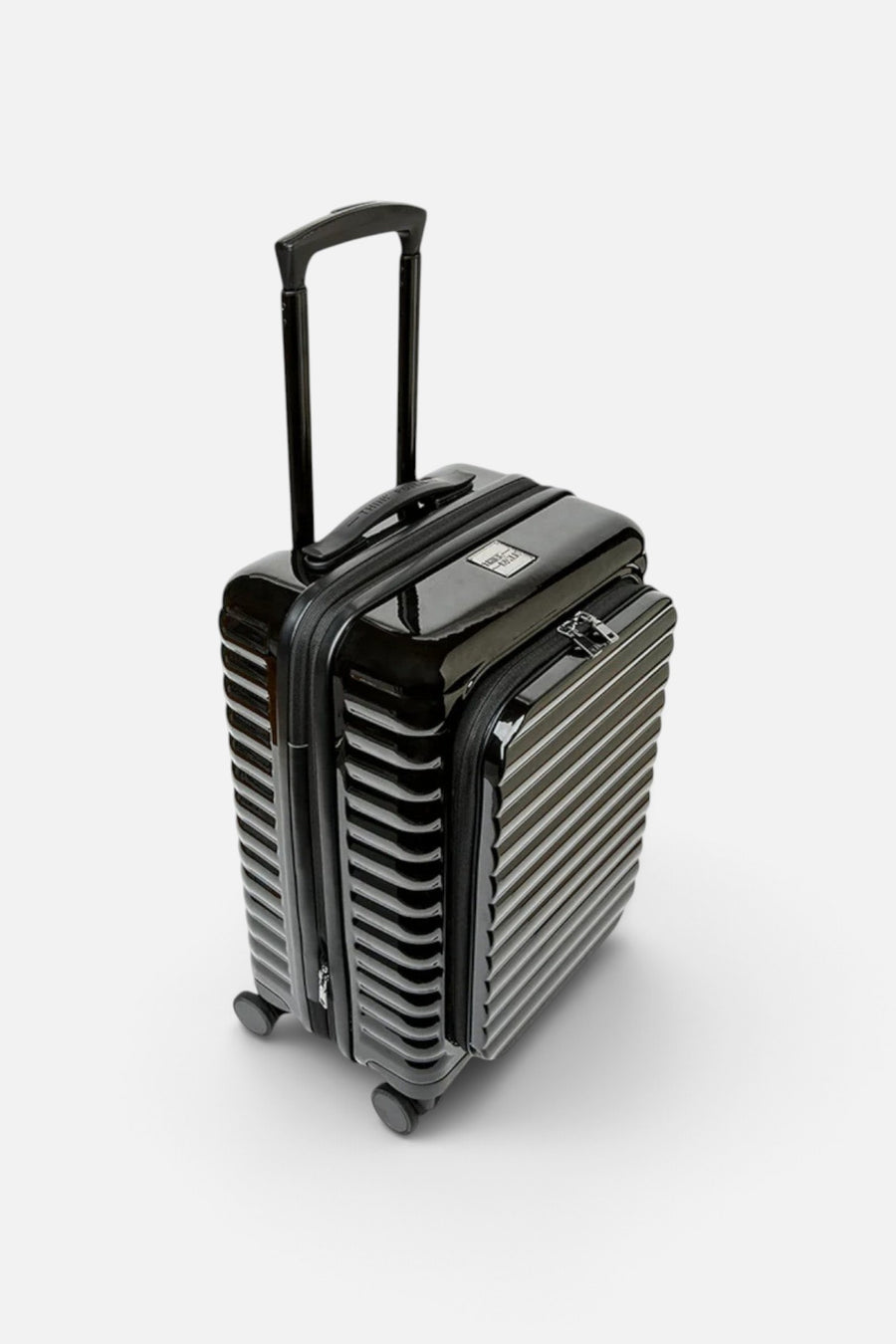 Think Royln Accomplice Suitcase in Black – three-quarter view
