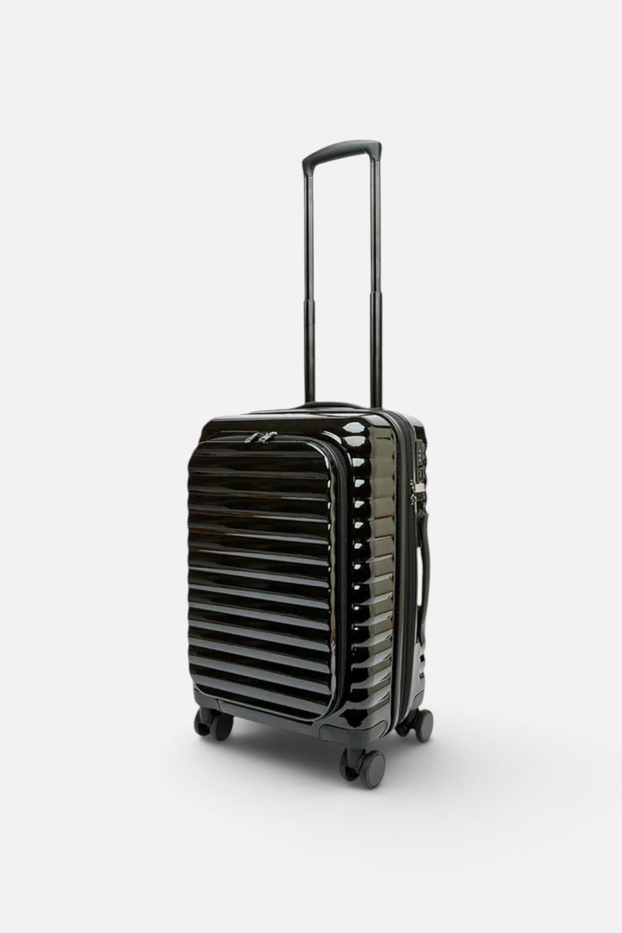 Think Royln Accomplice Suitcase in Black – three-quarter view
