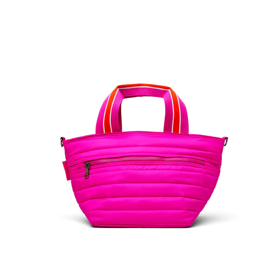 Think Royln Beach Bum Mini Cooler Bag in Fuchsia – side view