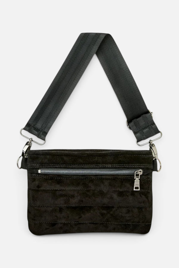 Think Royln Bum Bag 2.0 in Black Luxe Suede