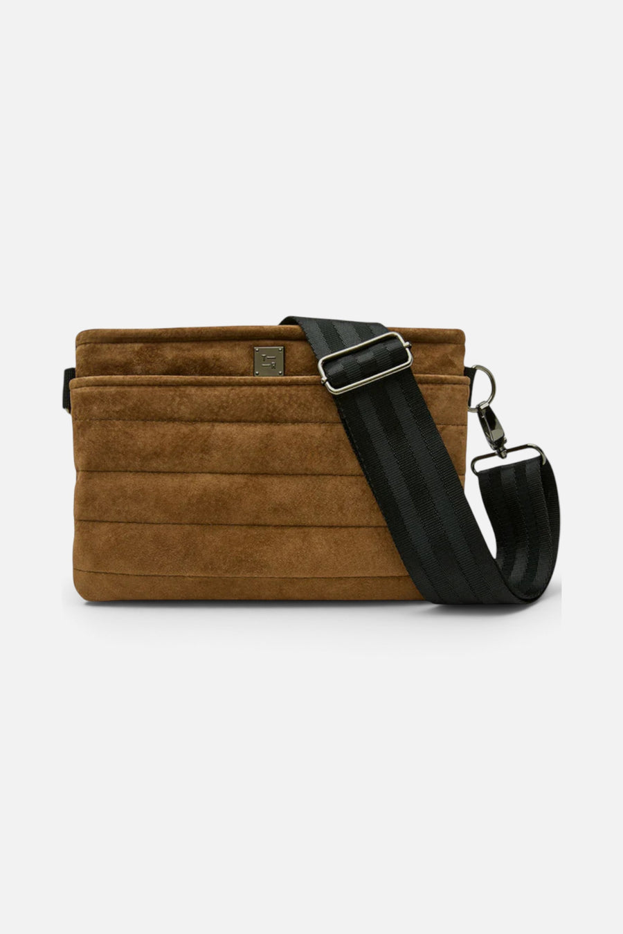 Think Royln Bum Bag 2.0 in Honey Luxe Suede – front view