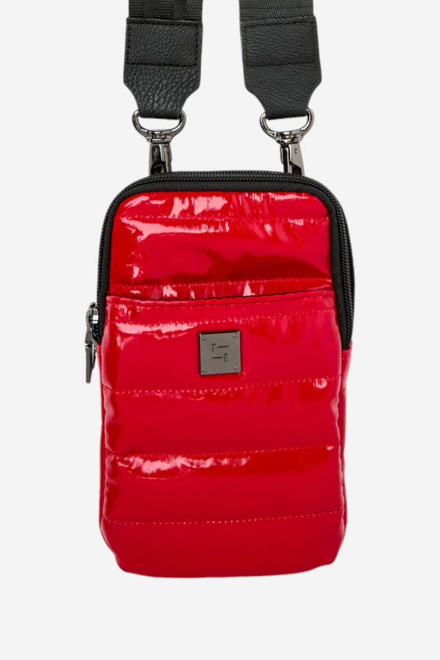 Think Royln Buzz Me in Lipstick Patent – flat lay
