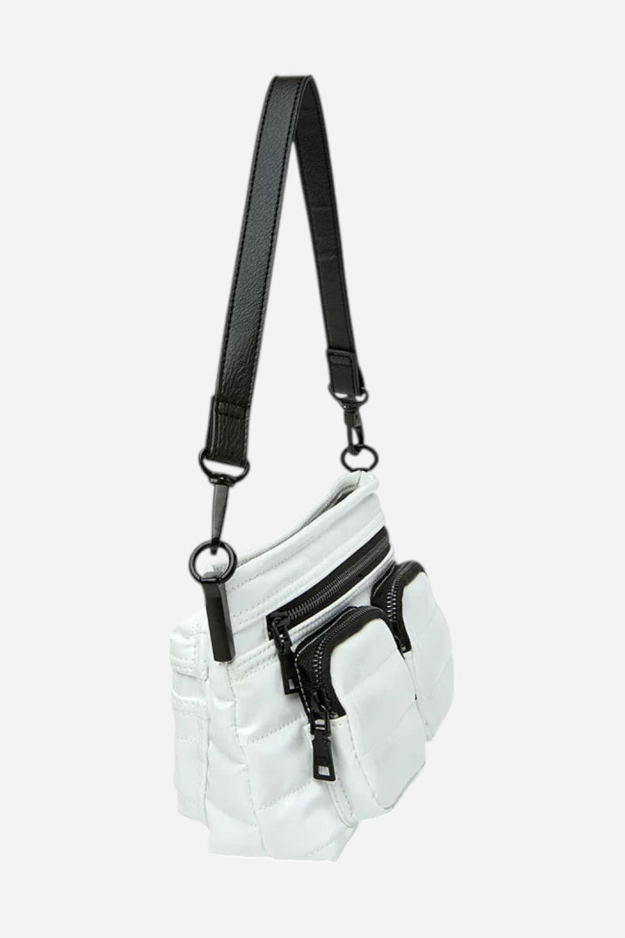 Think Royln Double Trouble in White Patent – alternate