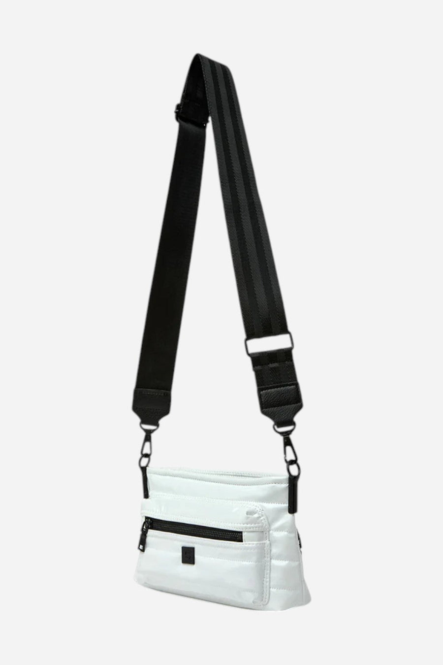 Think Royln Double Trouble in White Patent – flat lay