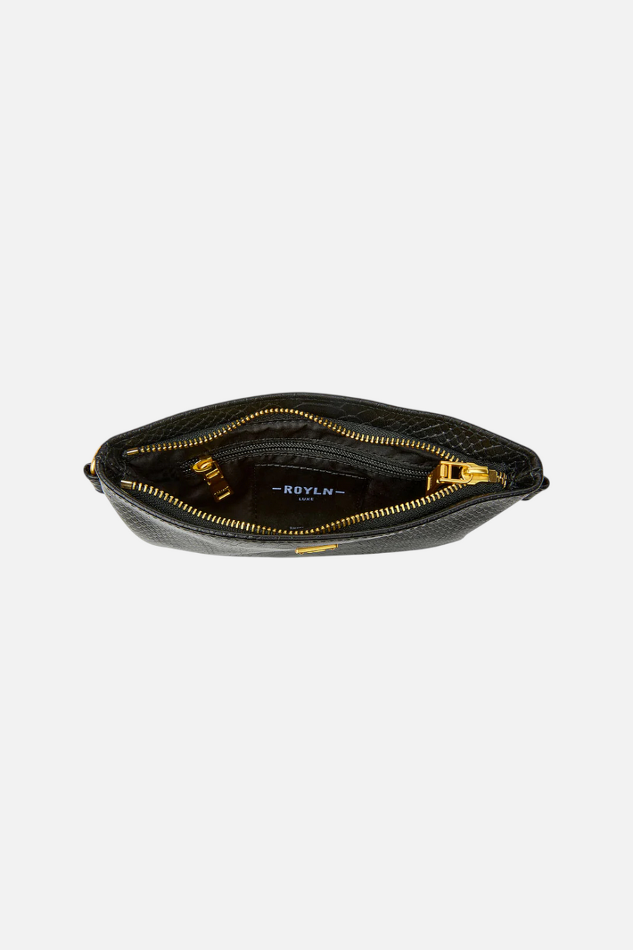 Think Royln Fame in Black Python Leather – side view