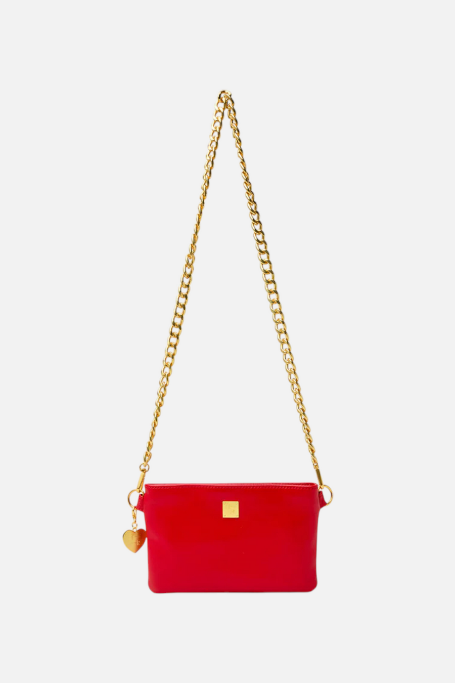 Think Royln Fame in Lipstick Leather – flat lay