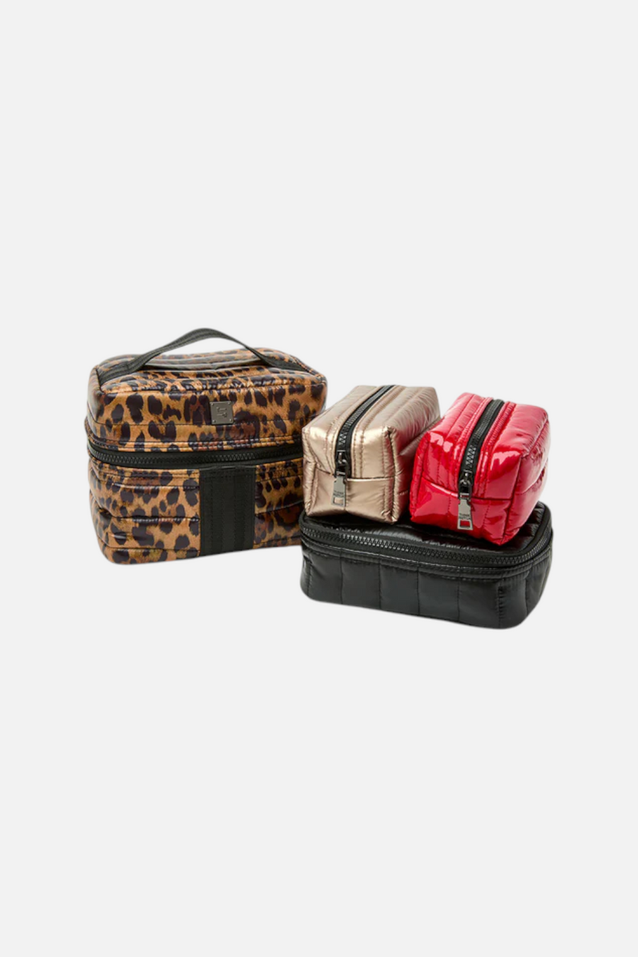 Think Royln Glamour Girl Kit in Leopard, Black, Cashmere, & Lipstick – front view